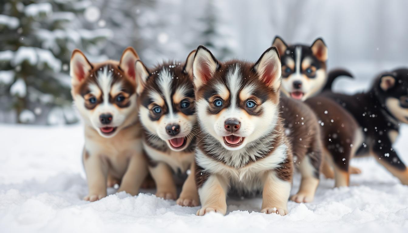 siberian husky puppies
